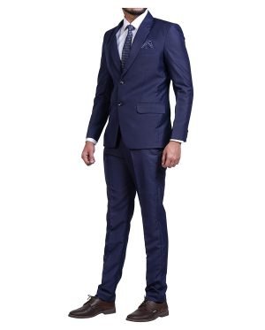 Plain Men's Business Wear Two Piece Suit - Exporters in India
