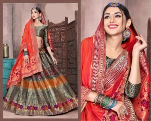 Banarasi silk Designer Lehenga Exporters in India