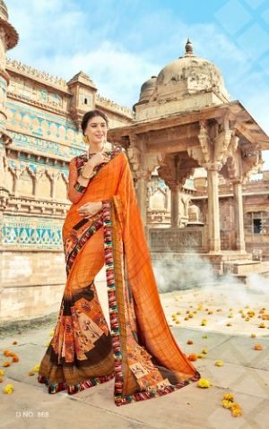 Beautiful Casual Wear Saree Exporters in India