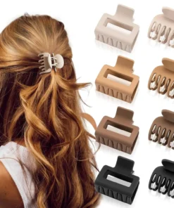8PCS Medium Hair Claws for Girls - Clutchers