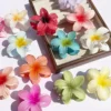 Hawaiian Gradient Flower Hair Claw Clip